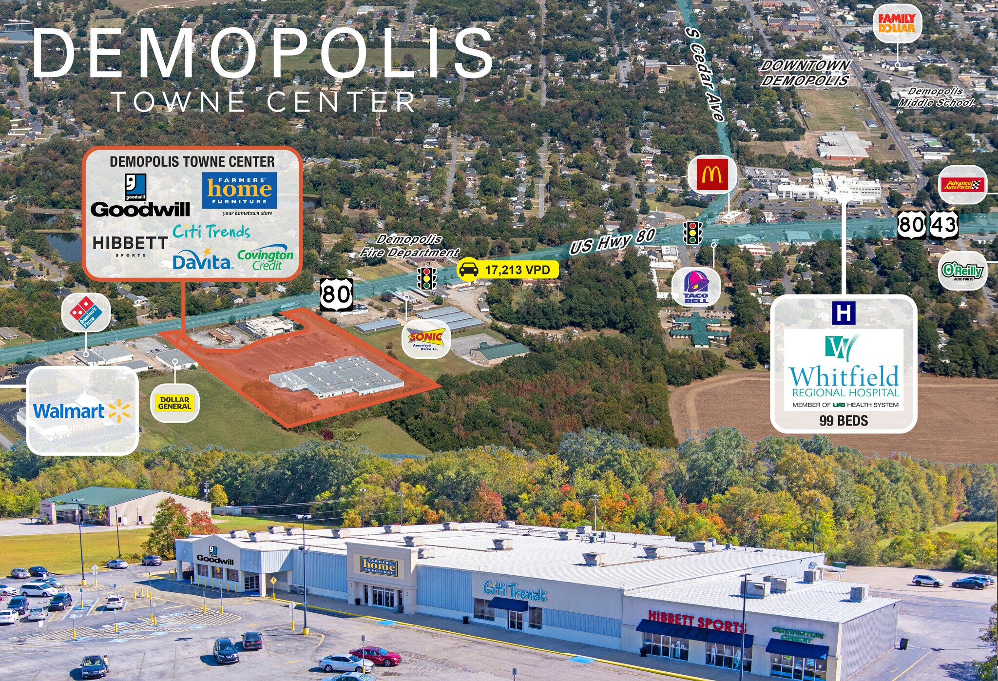 505 Hwy 80 West, Demopolis, AL for Sale