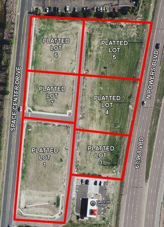 Colorado Springs, CO Commercial Land - 1181 Space Center dr