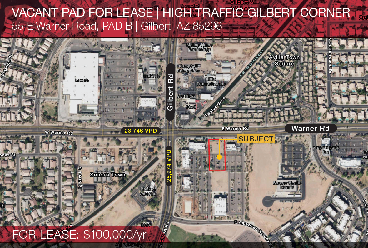 55 E Warner Rd, Gilbert, AZ for Rent