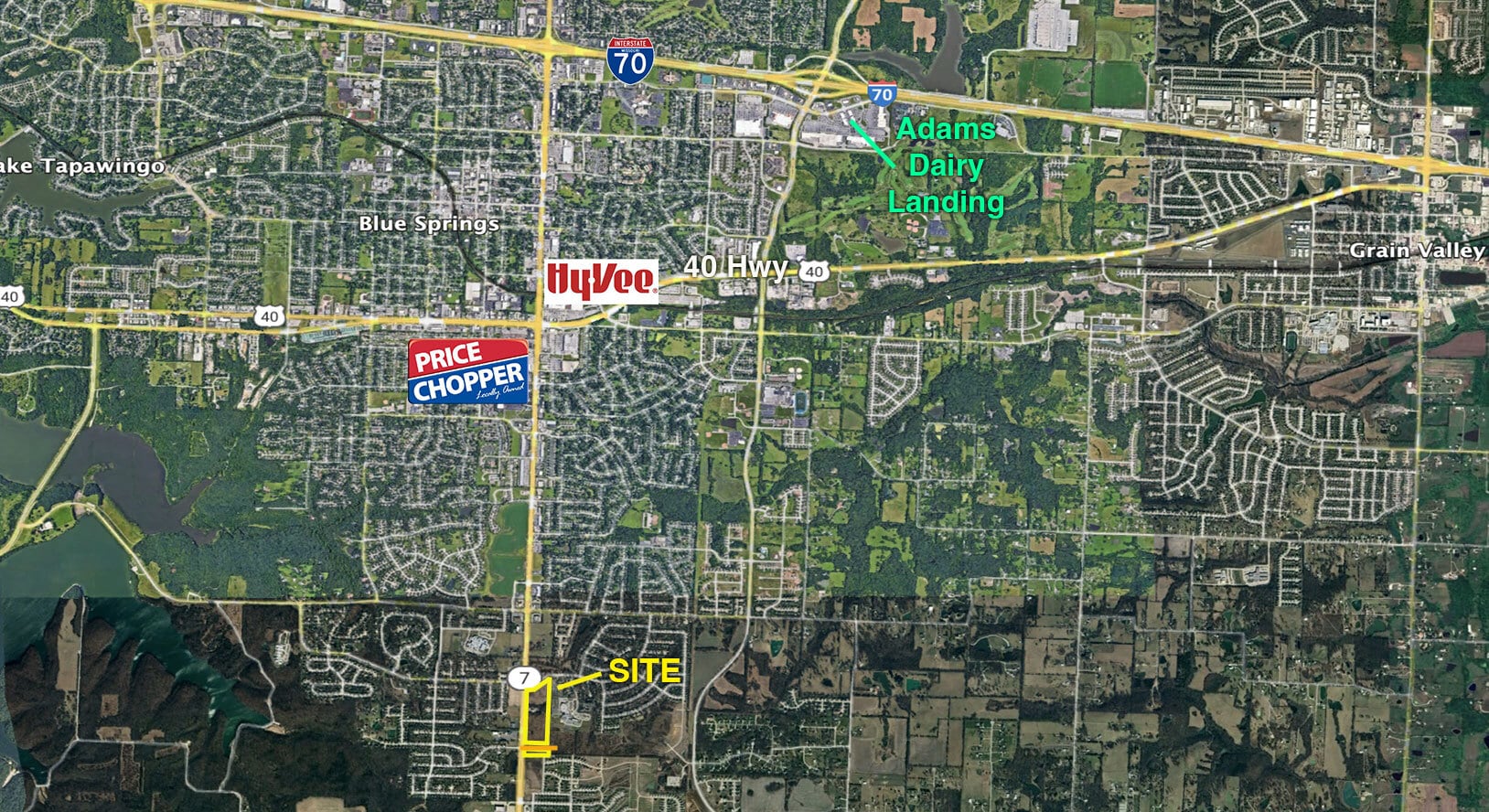 SEC M-7 Hwy & Lake Village Blvd, Blue Springs, MO for Sale