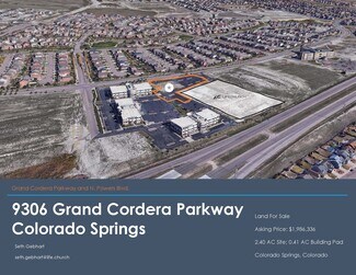 Colorado Springs, CO Commercial Land - 9376 Grand Cordera Pky