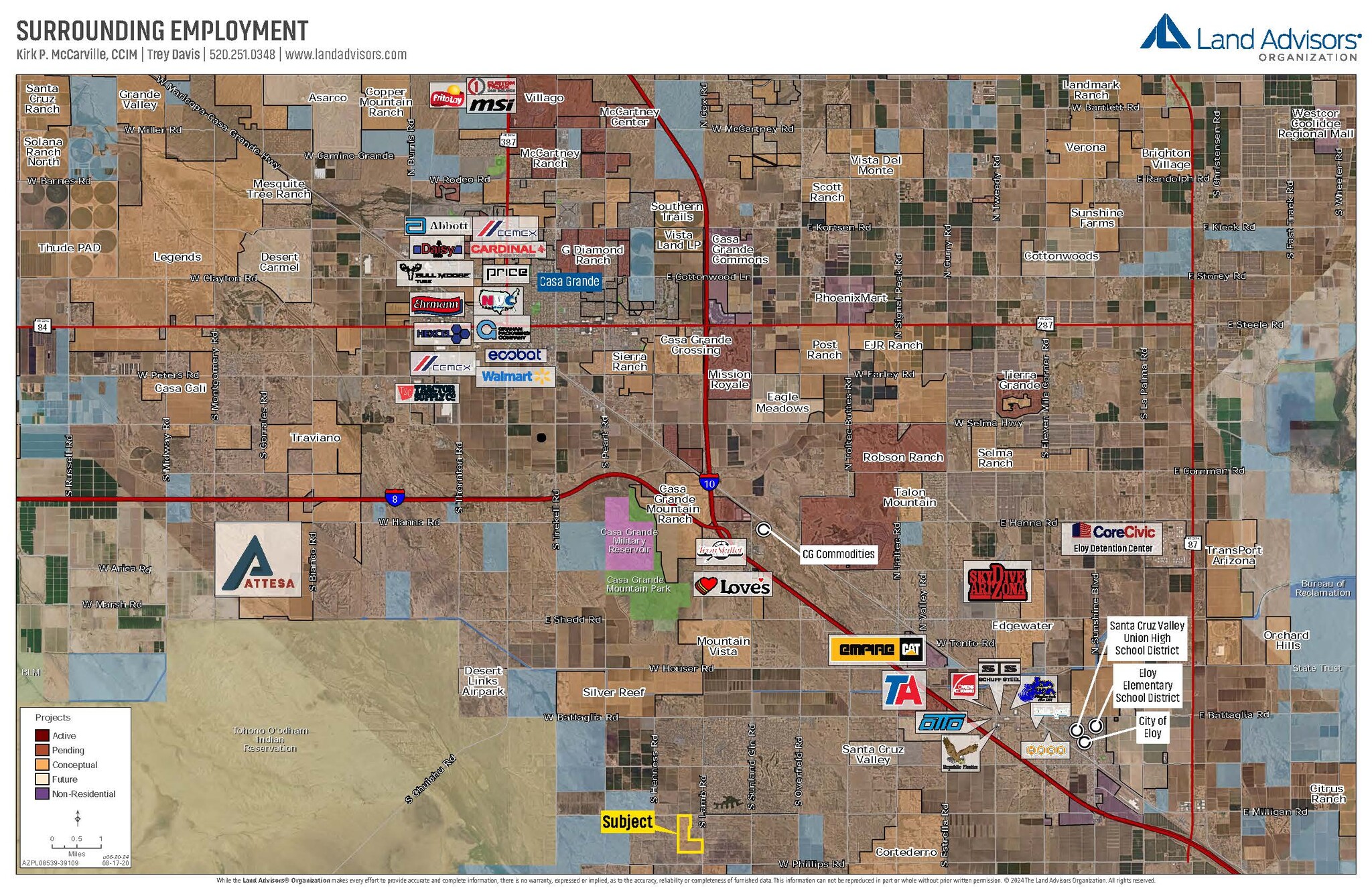 SWC Milligan Road & Lamb Road, Arizona City, AZ for Sale