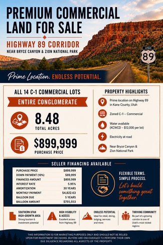 Alton, UT Commercial - N Pecos Dr @ HWY 89 Alton, UT Commercial - N Pecos Dr @ HWY 89