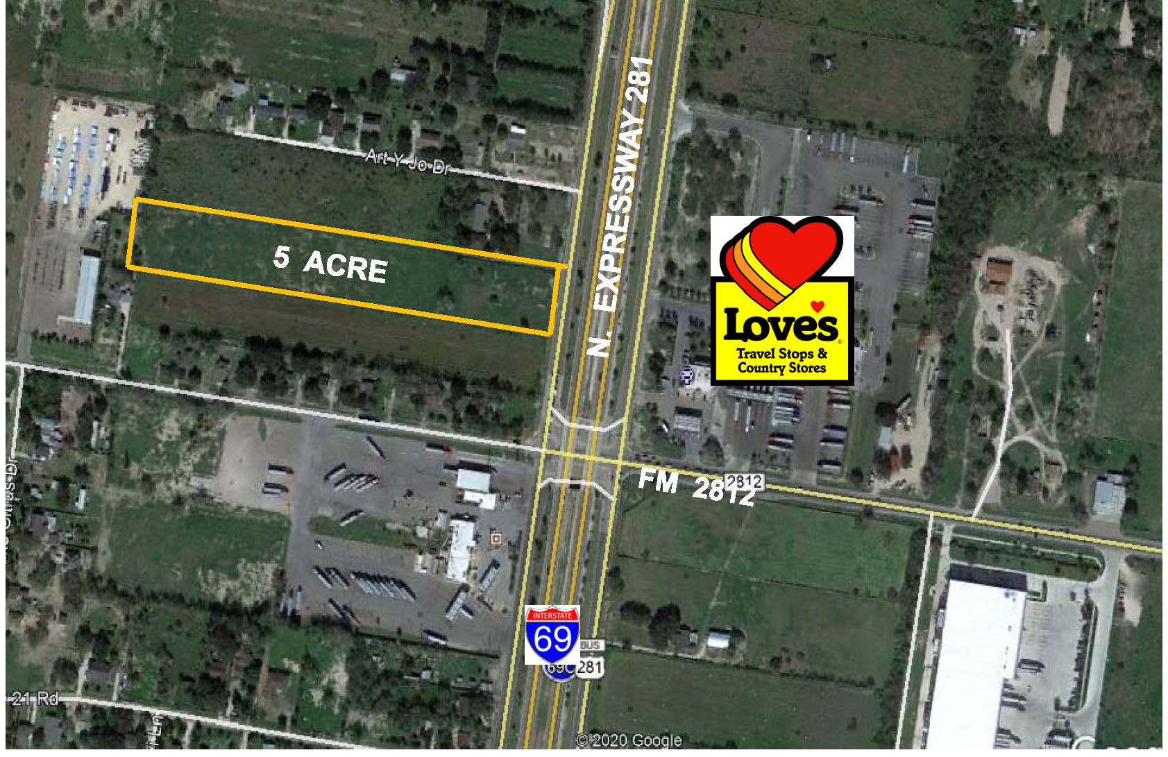 8419 N Expressway 281 Edinburg, TX 78542 Land Property for Sale on