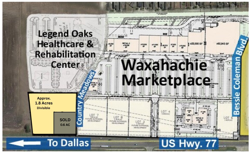 1782 N Highway 77, Waxahachie, TX for Sale