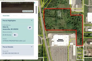 Jonesville, MI Commercial Land - 601 Olds St