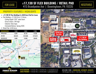 Downingtown, PA Commercial Land - 415 Brandywine Ave Downingtown, PA Commercial Land - 415 Brandywine Ave