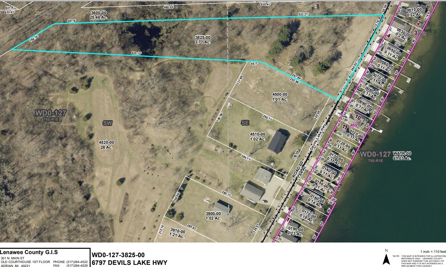 6797 Devils Lake Hwy, Manitou Beach, MI for Sale
