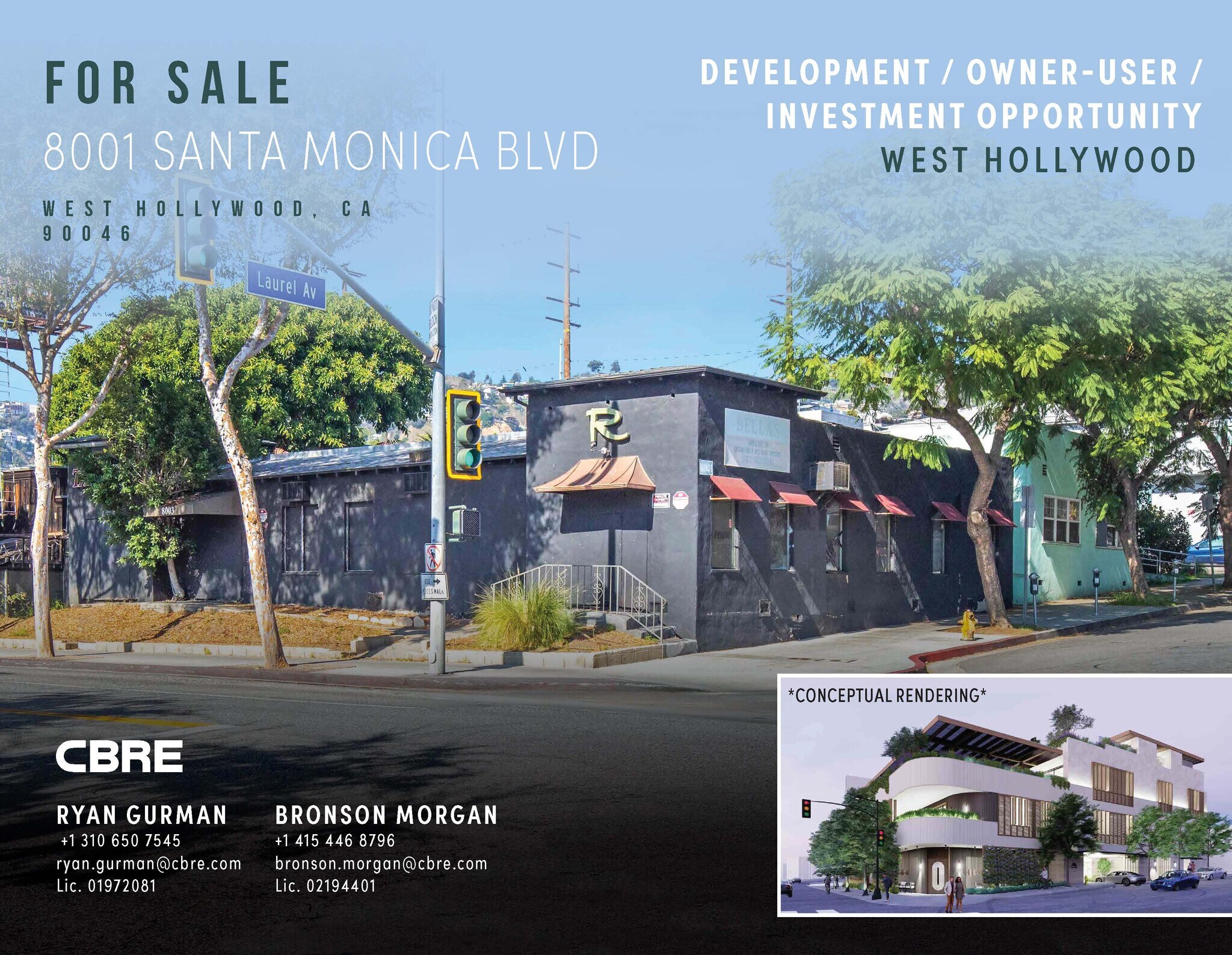 8001 Santa Monica Blvd, West Hollywood, CA for Sale
