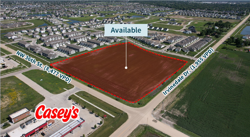 SEC of 36th Street and Irvinedale Drive, Ankeny, IA for Sale