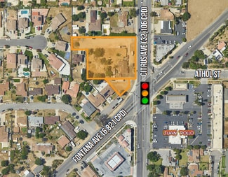 Fontana, CA Commercial Land - NWC of Citrus & Fontana Ave