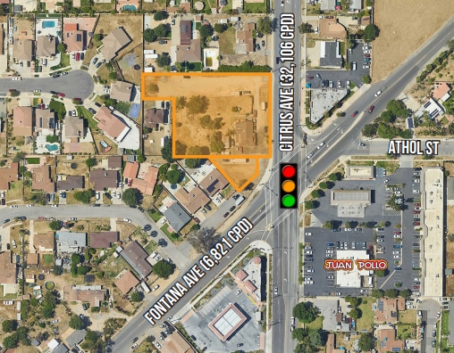 NWC of Citrus & Fontana Ave, Fontana, CA for Sale