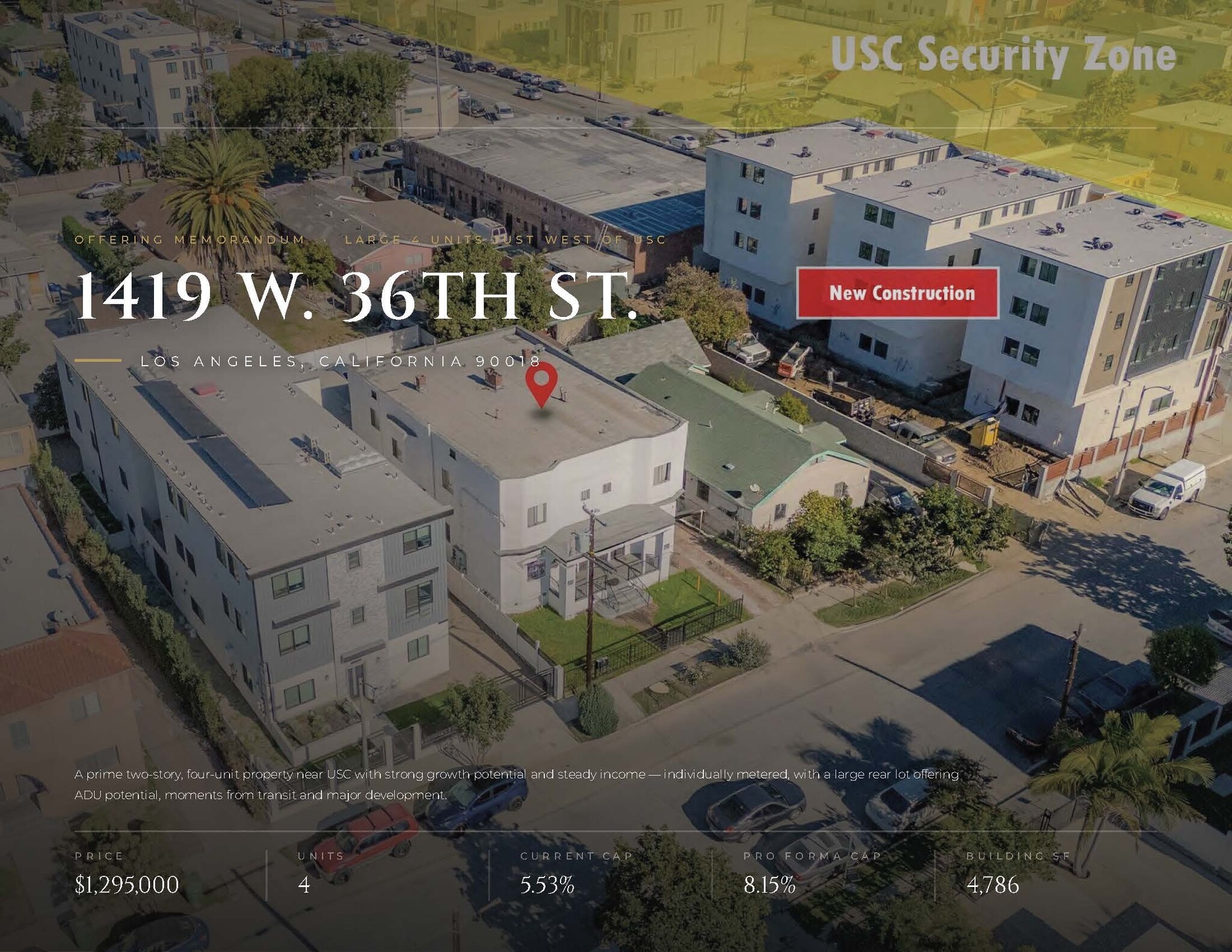 1419 W 36th St, Los Angeles, CA for Sale