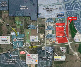 Fulshear, TX Commercial Land - NEQ & NWC Texas Herritage Pkwy & Westpark Tollway