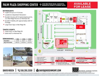 Sarasota, FL Retail - 4400 Bee Ridge Rd