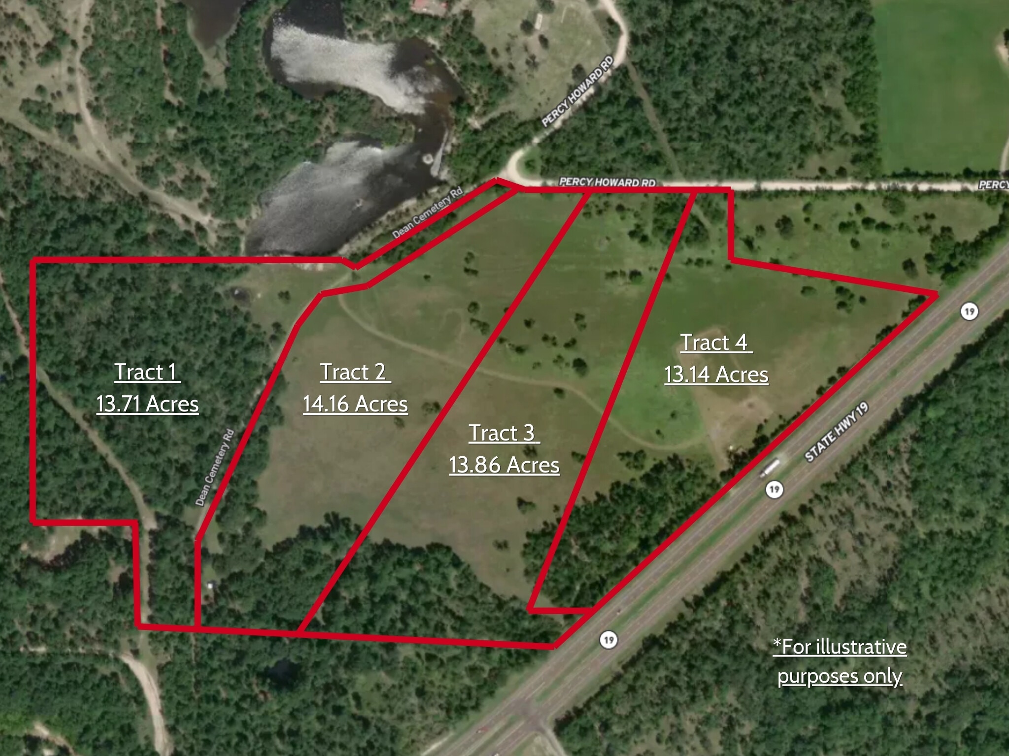 14.16 Ac Tract 2 TBD Percy Howard rd, Huntsville, TX for Sale