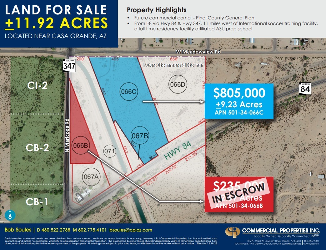 NEC of Hwy 84 and 347, Maricopa, AZ for Sale