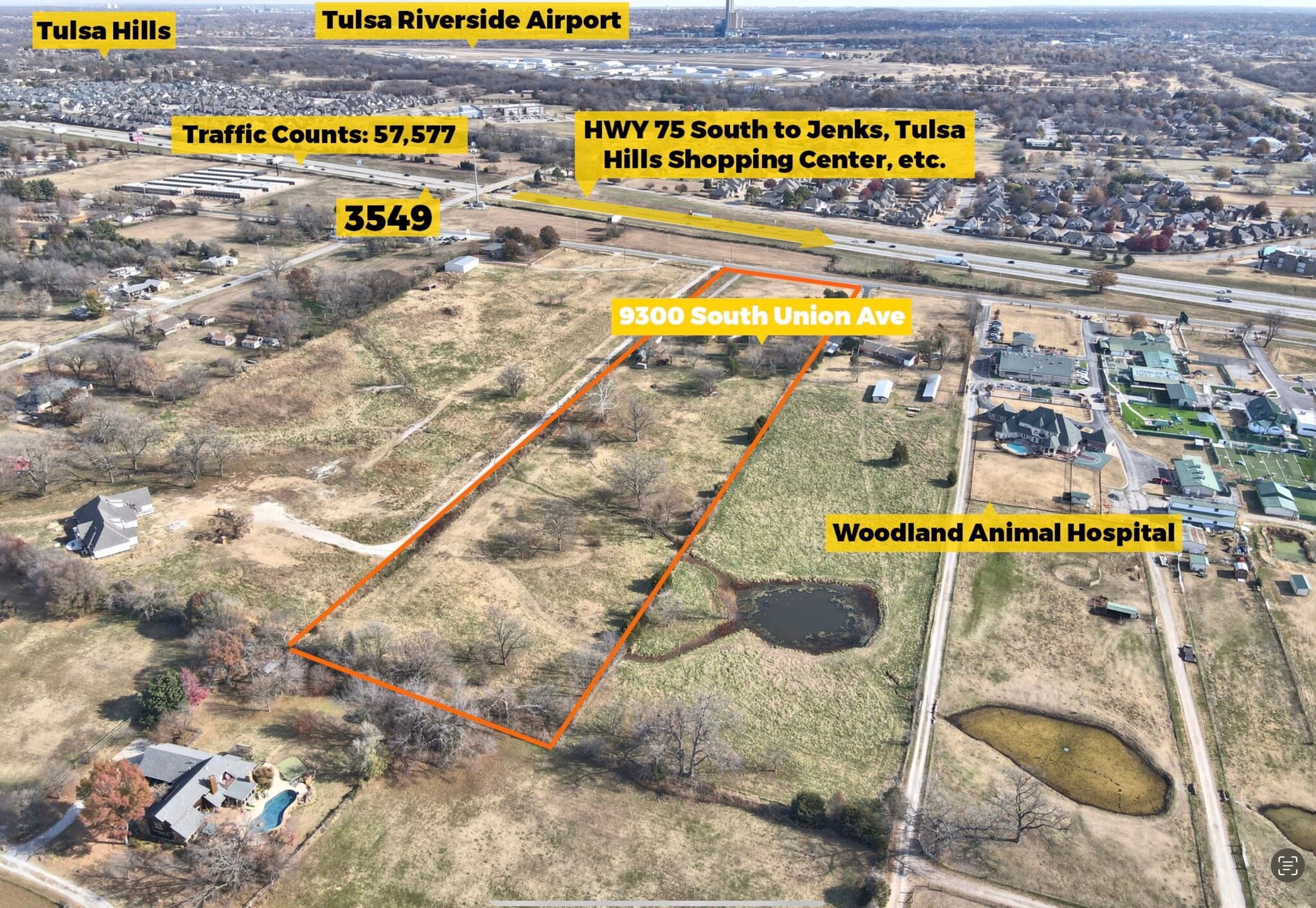 9300 S Union Ave Tulsa, OK 74132 Land Property for Sale on