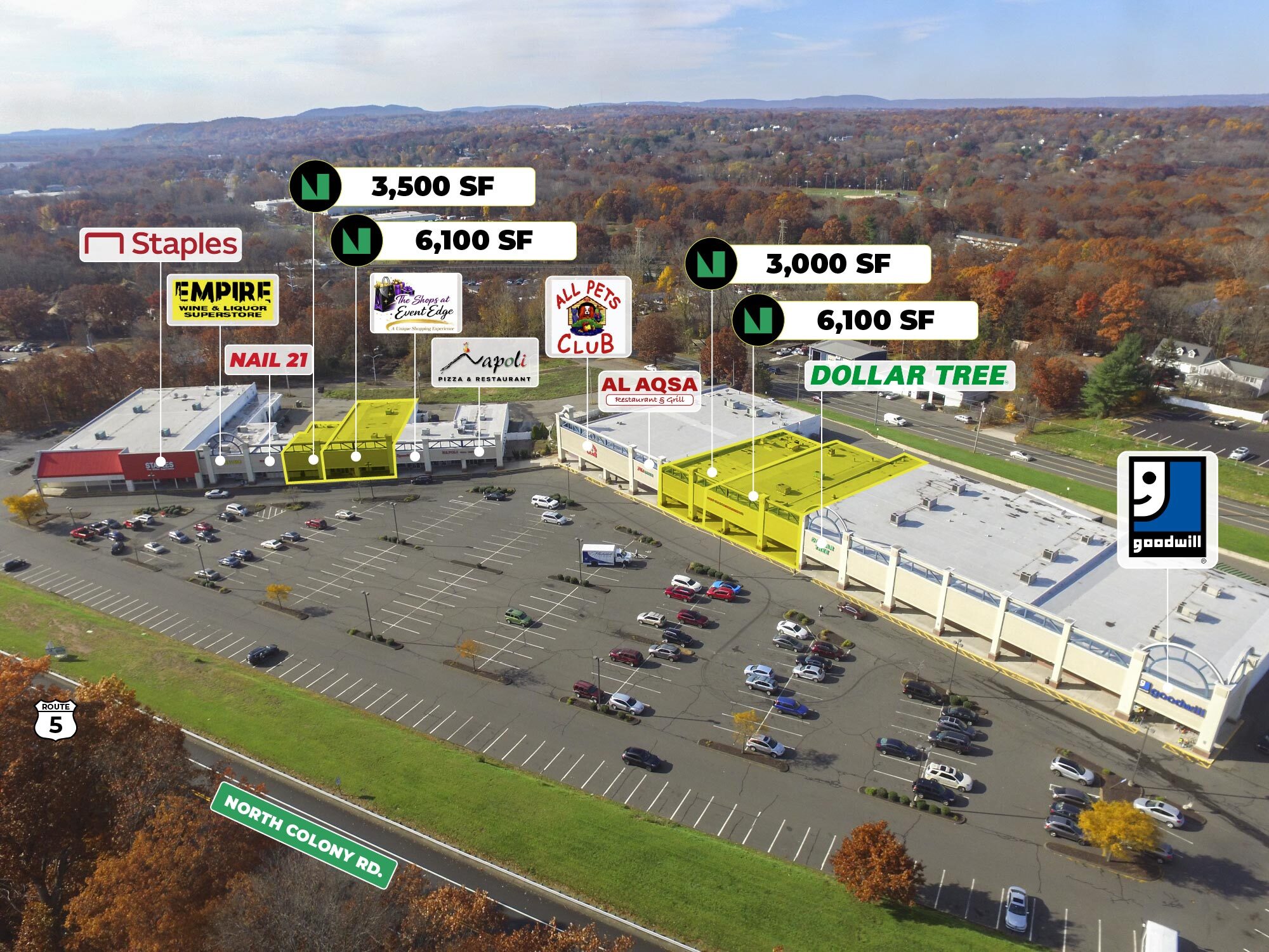 1145-1167 N Colony Rd, Wallingford, CT for Rent