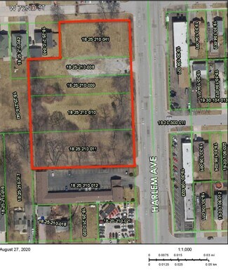 Bridgeview, IL Commercial Land - 7208 S Harlem Ave