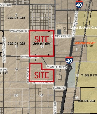 Kingman, AZ Industrial Land - I-40 & Griffith Rd