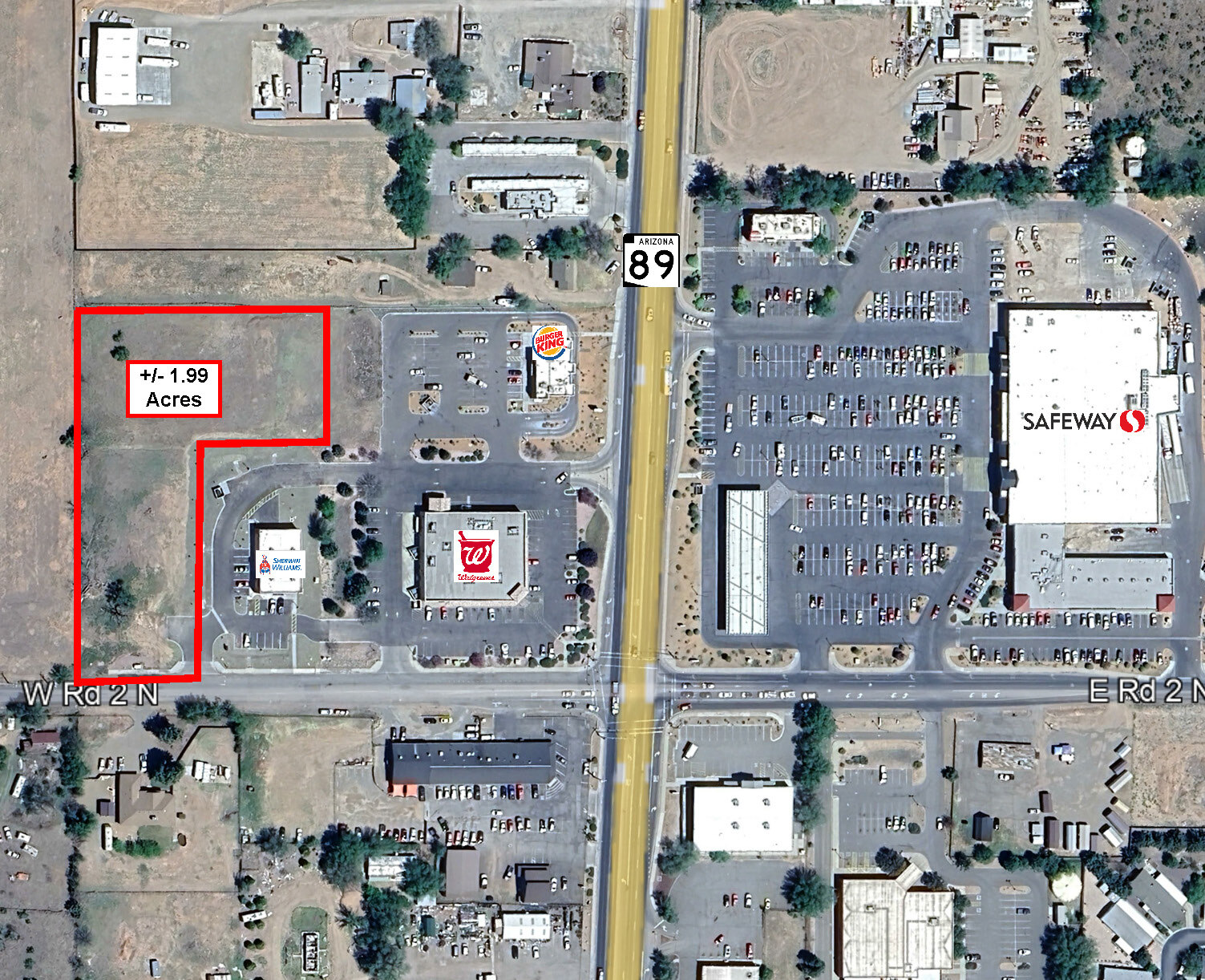 Az Highway 89 @ Road 2 North, Chino Valley, AZ for Sale