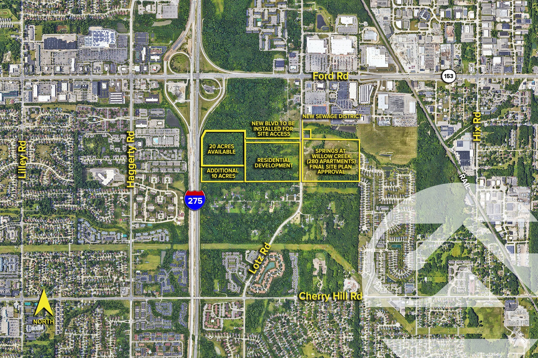 Ford Rd, Canton, MI for Sale