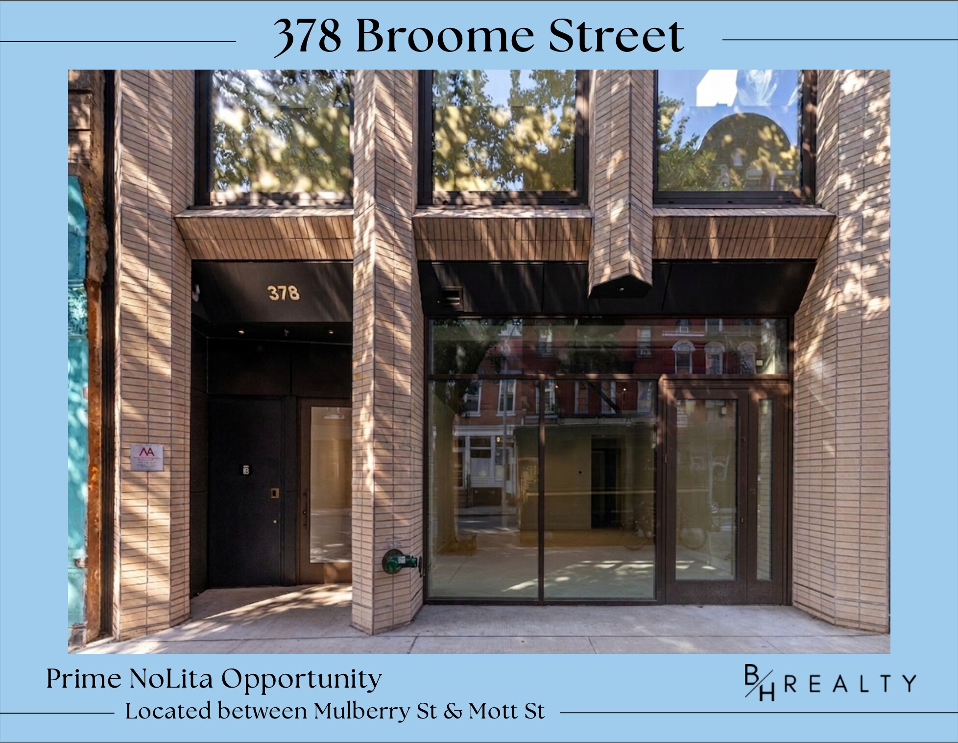 378 Broome St, New York, NY for Rent
