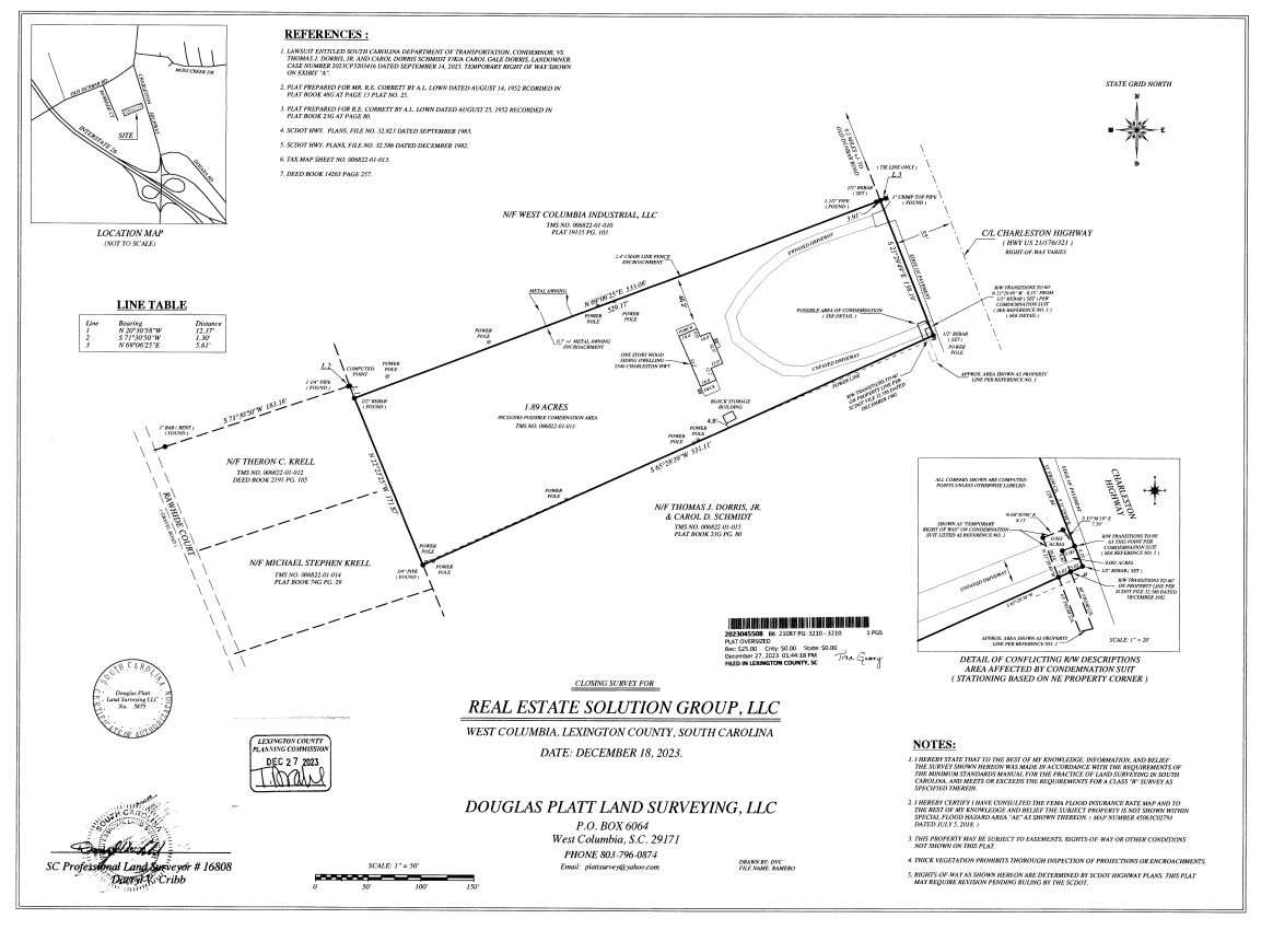 2546 Charleston Hwy, West Columbia, SC for Sale