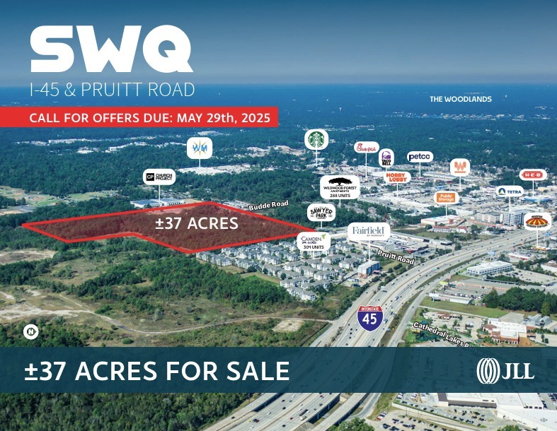 SWQ I-45 & Pruitt Road, The Woodlands, TX for Sale