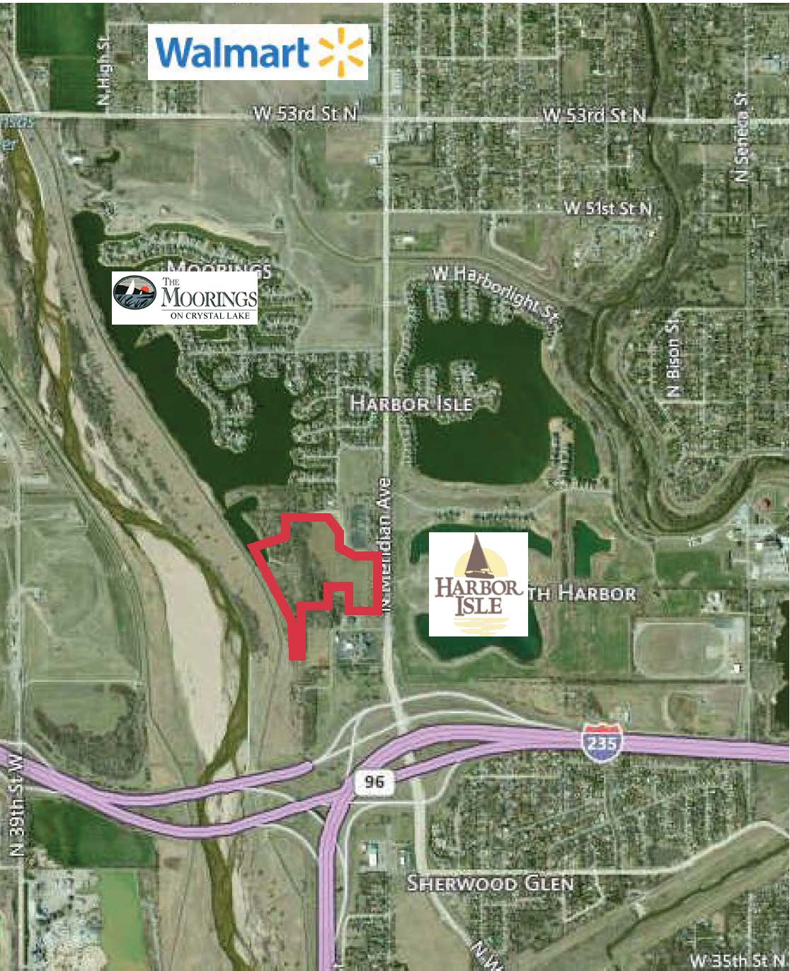 Meridian and I-235, Wichita, KS for Sale
