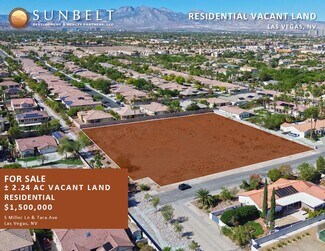Las Vegas, NV Residential Land - 2880 S Miller Ln