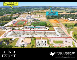 Aubrey, TX Commercial Land - Highmeadow Dr @ Betty Ln.