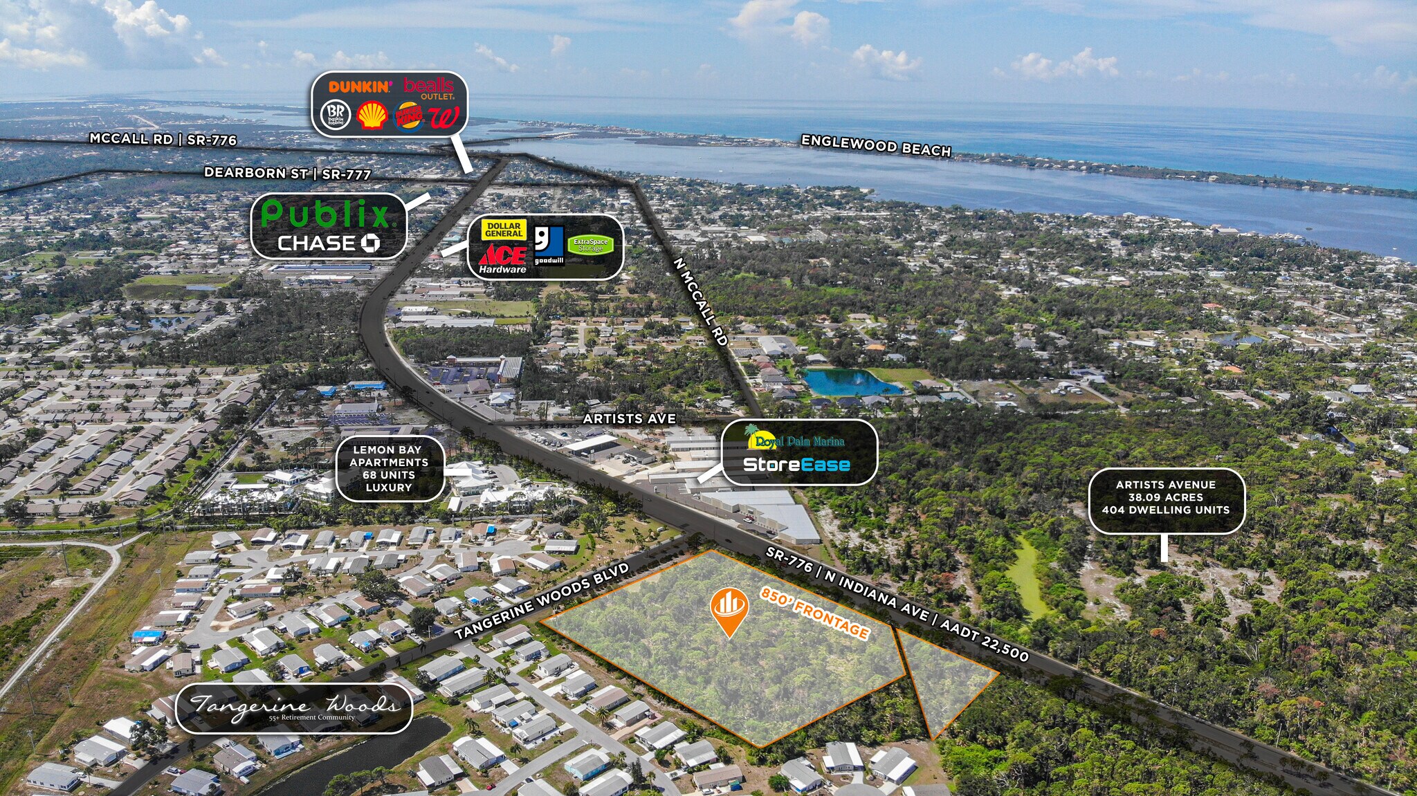 801 N Indiana Ave, Englewood, FL for Sale