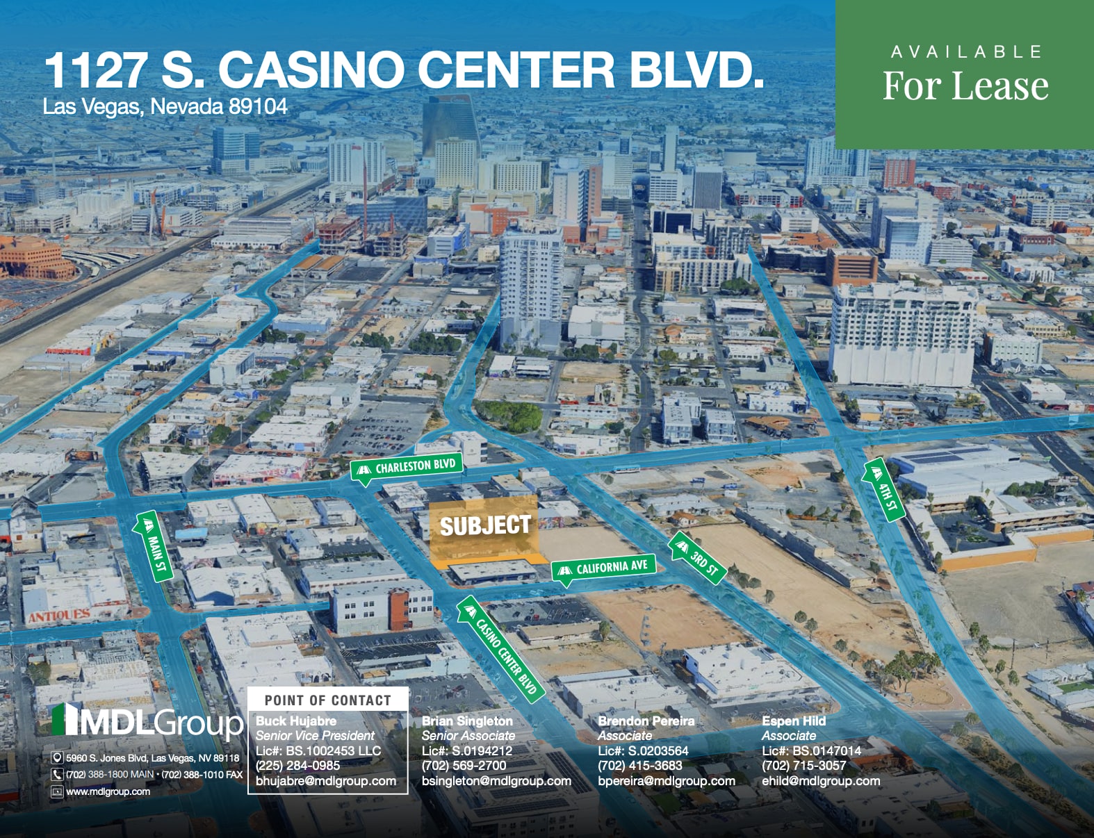1127 Casino Center blvd, Las Vegas, NV for Rent