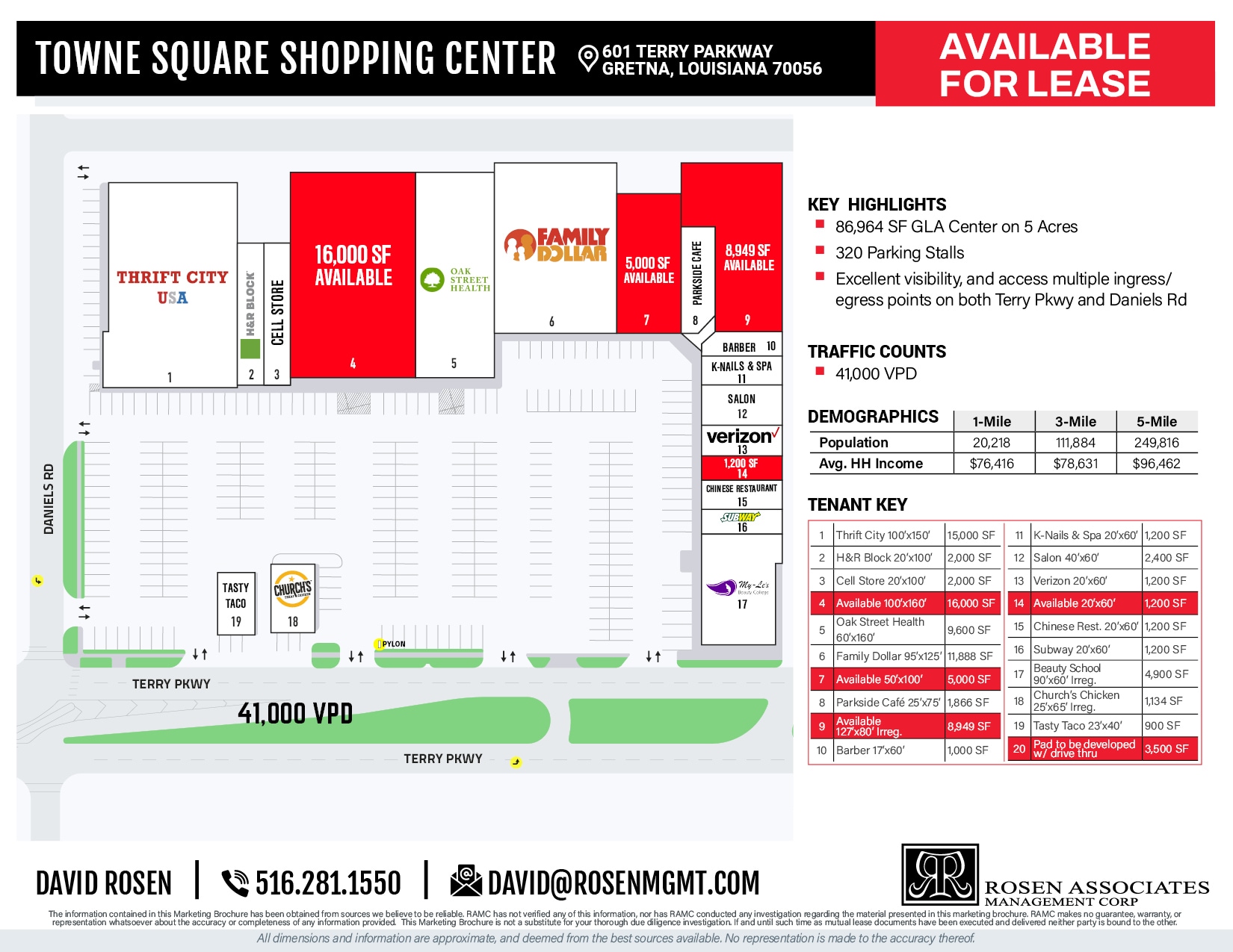 601 Terry Pky, Gretna, LA for Rent