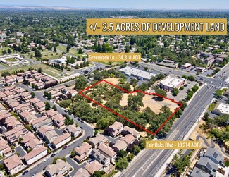 Fair Oaks, CA Commercial Land - 6250 Fair Oaks Blvd