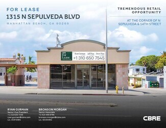 Manhattan Beach, CA Retail - 1315 N Sepulveda Blvd