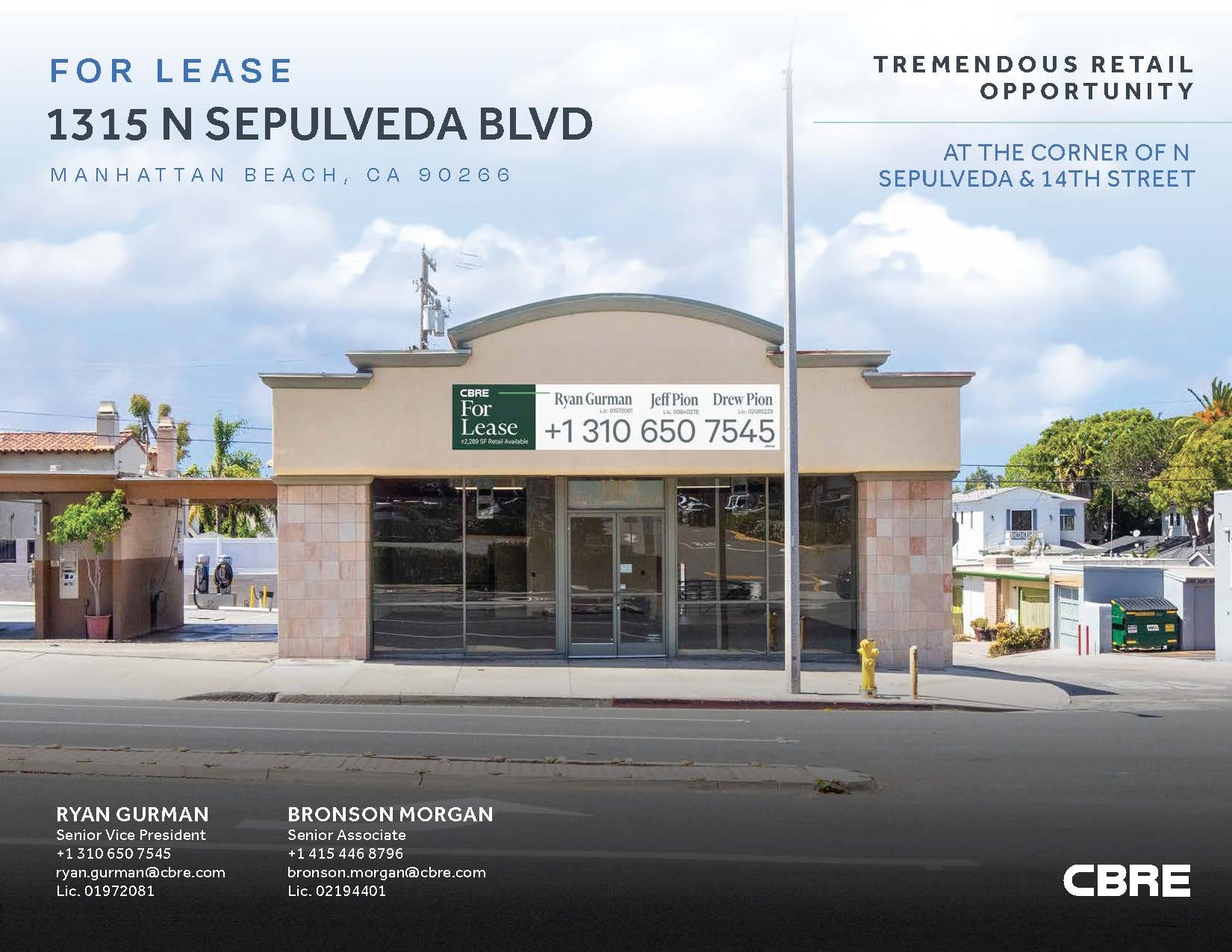 1315 N Sepulveda Blvd, Manhattan Beach, CA for Rent