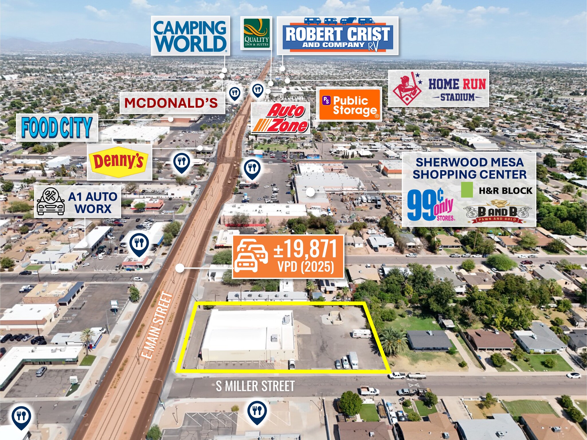 1021-1025 E Main St, Mesa, AZ for Sale