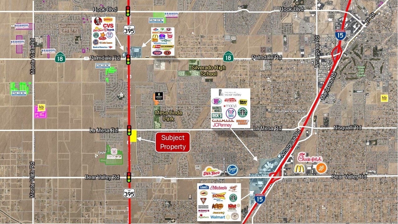 Hwy 395 @ La Mesa Rd., Victorville, CA for Sale