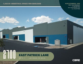 Las Vegas, NV Industrial - 2700 E Patrick Ln