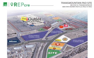 El Paso, TX Commercial Land - 6800 State Highway Spur 16