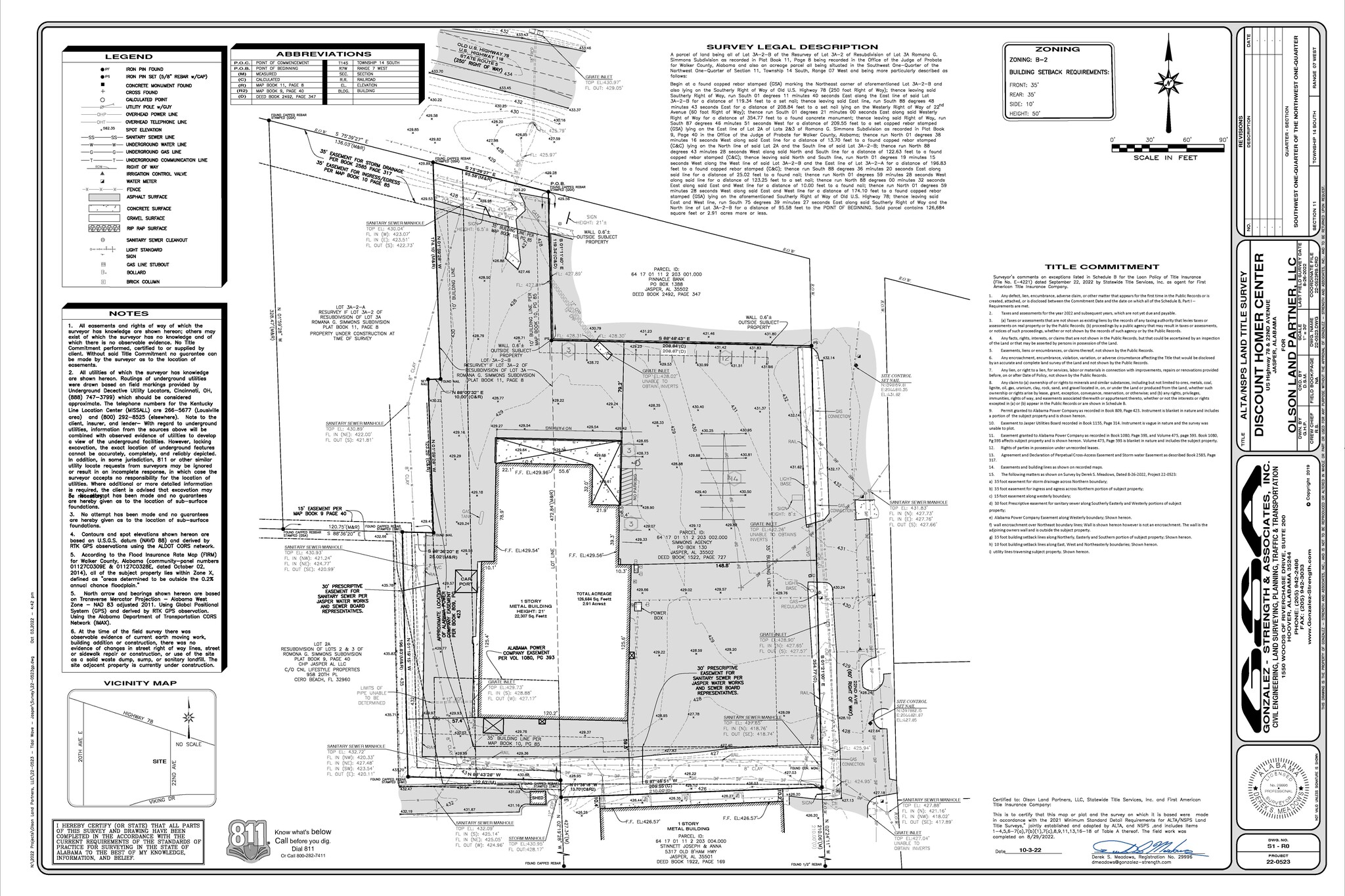 Hwy 78 East @ 22nd Ave East, Jasper, AL for Sale