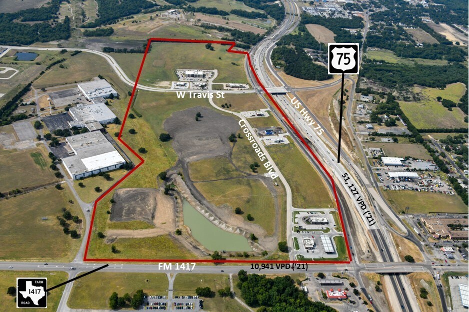 NWC US Hwy. 75 and FM 1417, Sherman, TX for Sale