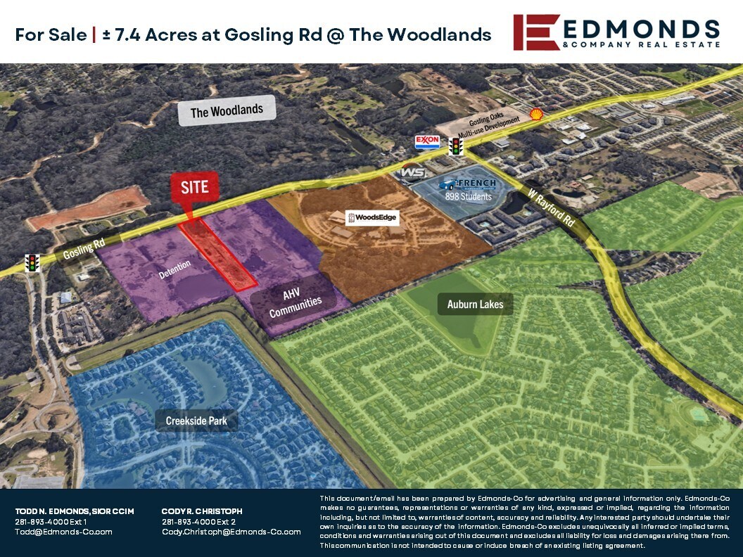 Gosling Road, Spring, TX for Sale