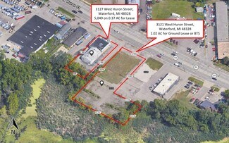 Waterford, MI Commercial Land - 3121 W Huron Rd