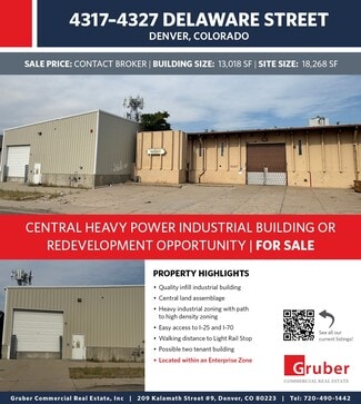 Denver, CO Manufacturing - 4327 Delaware St