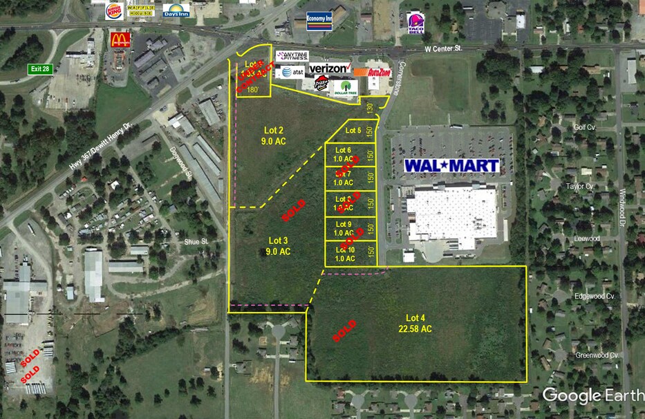 Dewitt Henry @ Center Street, Beebe, AR for Sale