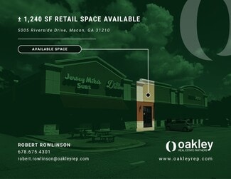 Macon-Bibb, GA Retail - 5005 Riverside Dr